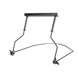 10 Holes Harmonica Neck Holder, Metal Frame, Adjustable, Soft Tube for Comfort, Prevents Sliding, Fits Different Brands
