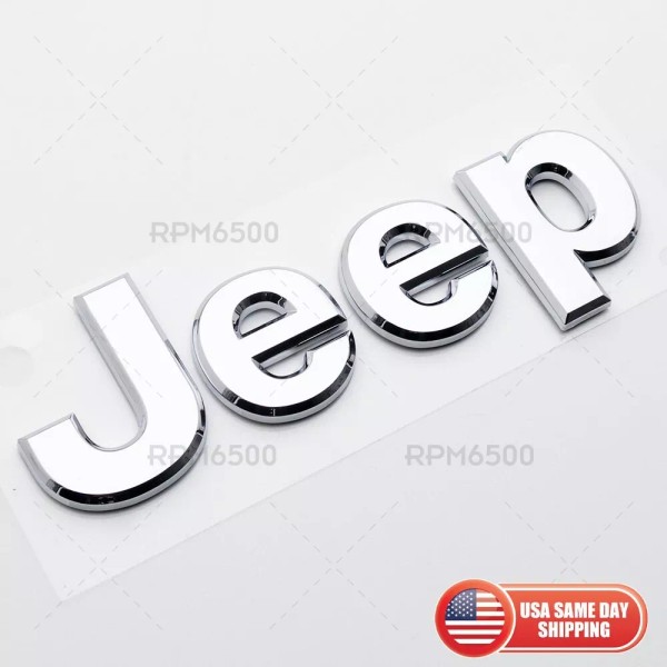 Mopar 5182390AB 2011-2023 Jeep Grand Cherokee Front Hood Emblem Chrome