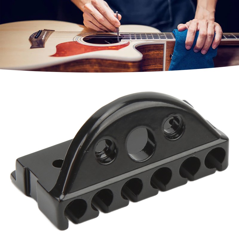 Headless Guitar Bridge 6 String Metal Instrument Accessory Part for