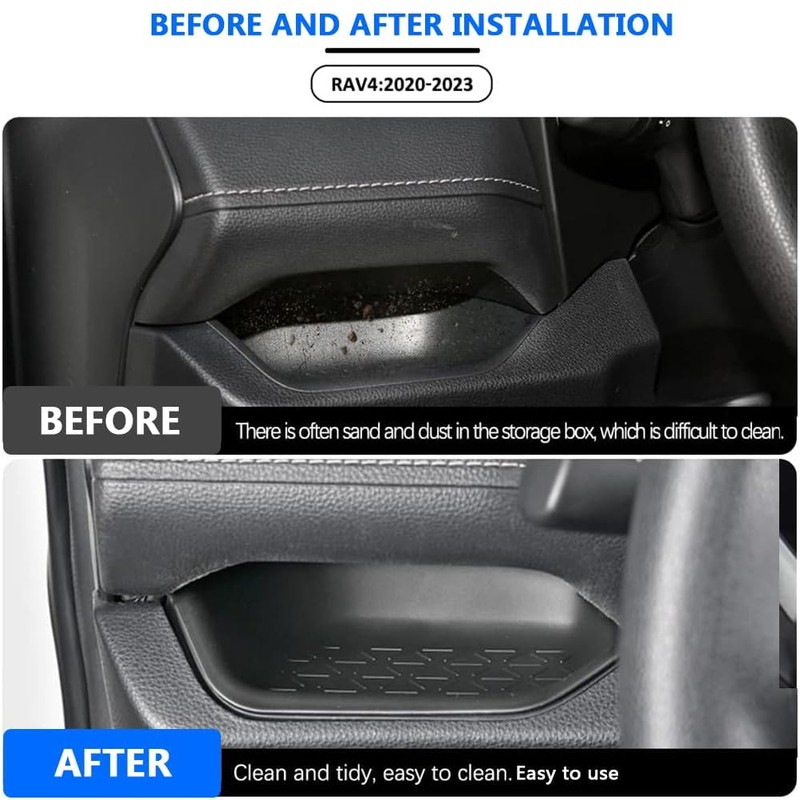 for 2023 RAV4 Driver Storage Box Organizer Mat Driver's Interior