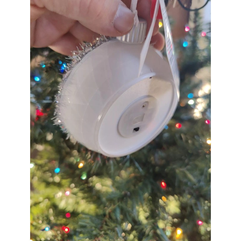 Macy's Holiday Lane Ornament Northern Holiday Squirrel scene LED NWT