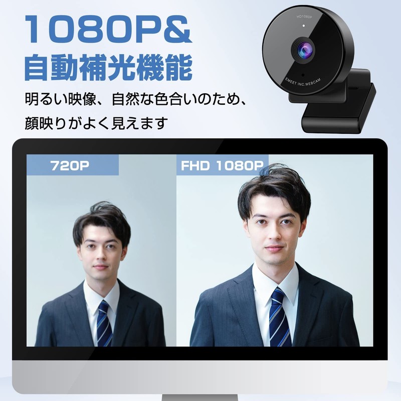 WEB Camera EMEET C950 Webcam Ideal for Personal Meetings, HD1080P,