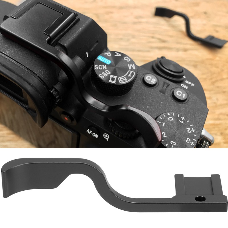 Aluminum Alloy Finger Hot Shoe Thumb Grip Handle Holder for