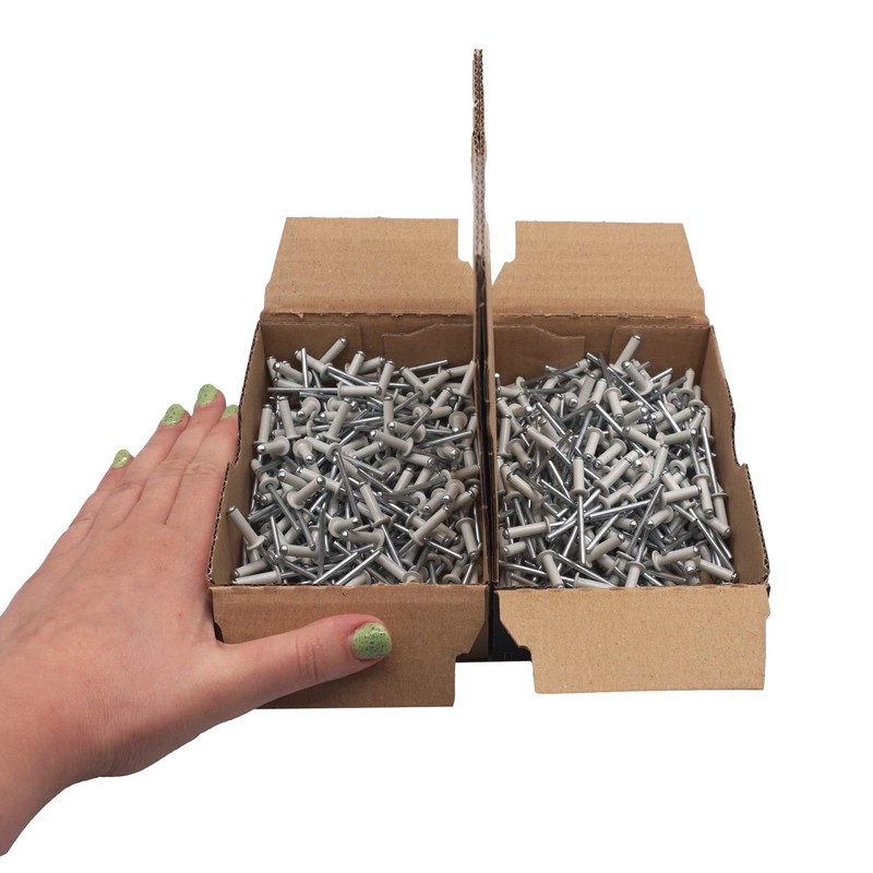 Pack of 400 Painted Blind Rivets 4.0 x 14 mm,