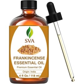 SVA Frankincense Essential Oil 4oz 100% Pure Boswellia + Dropper