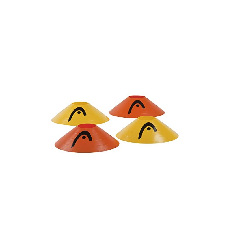 HEAD Unisex Tennis Dome Cones, Yellow/Orange