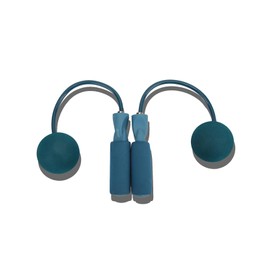 ZLXHDL Ropeless Skipping Rope, 360 Degree Skipping Rope Without Rope with Soft Handle and 70 g Fixed Ball, Skipping Rope Adult Fitness for Office, Bedroom, Living Room (Blue)