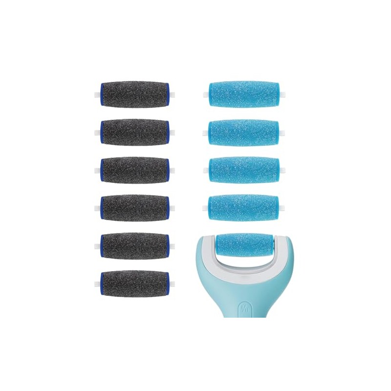 Pack of 11 Callus Remover Replacement Rollers, Includes 6 Extra