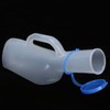 Urine Bottle, 1000 ml Men's Plastic Urinal Male Elderly Bedridden