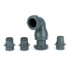 AQUASCAPE #48026 CHECK VALVE DUAL UNION w/Reversible fittings. IMPROVED DESIGN!