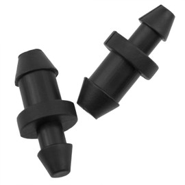 FINBe 1/4 Inch Drip Irrigation Hole Plugs Drip Plug with Barbed End Closure for Home Garden Lawn Drip Irrigation System 100PCS