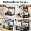 ONEUPIN Under Sink Organizer, Multi-Purpose 2 Tier Pull Out Cabinet