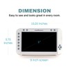 Screaming Meanie Forte Alarm Clock - Extra Large 9” Display,