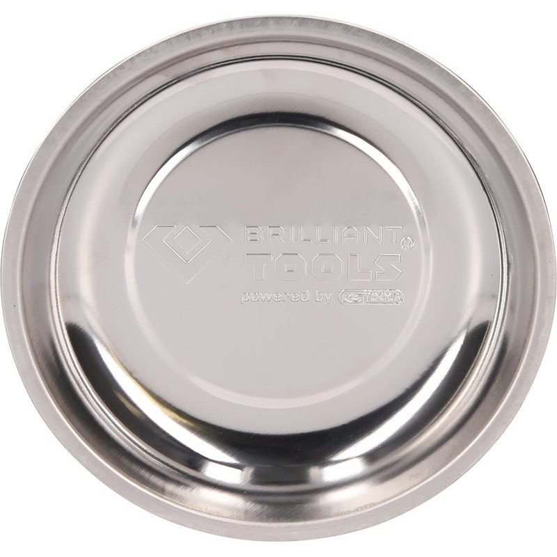BRILLIANT TOOLS BT691160 Stainless Steel Magnetic Plate Diameter 15 cm