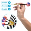 GWHOLE 12 Pcs Tip Darts with National Flag Flights, Extra