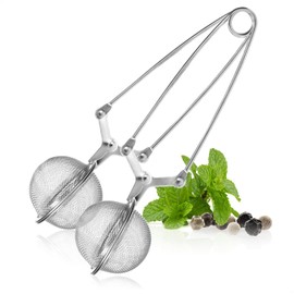 COM-FOUR® Tea Tongs in Various Sizes Stainless Steel Tea Infuser for Tea Lovers
