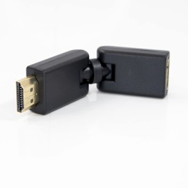 Maxar Electric HDMI Plug to Variable HDMI Converter Plug Ver1.4 For Connecting to Terminals in Narrow Places such as Wall TV