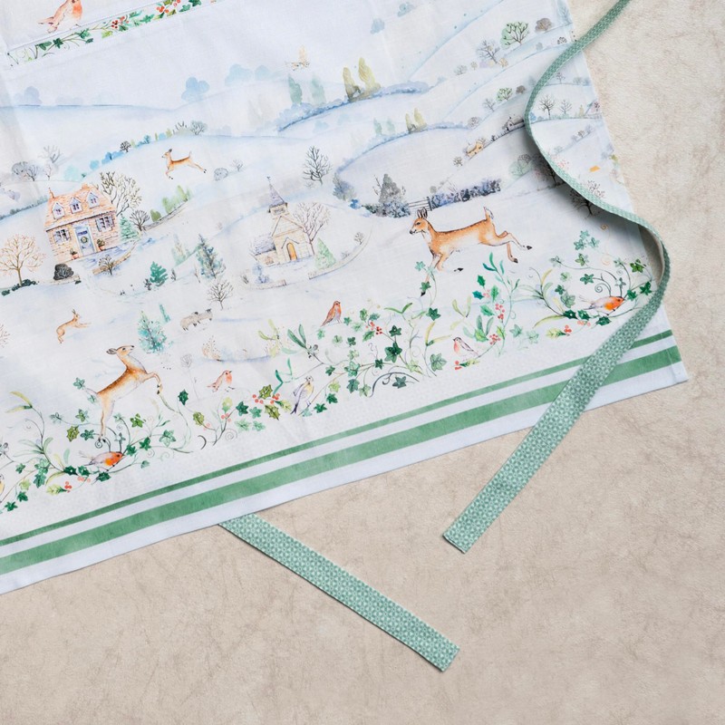Maison d' Hermine Apron for women with Pocket 100% Cotton