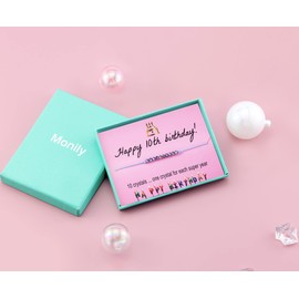 Monily 10th Birthday Gifts for girl Happy Birthday Bracelets for girl Birthday Presents for 10 Year Old girl Birthday Jewelry for girl