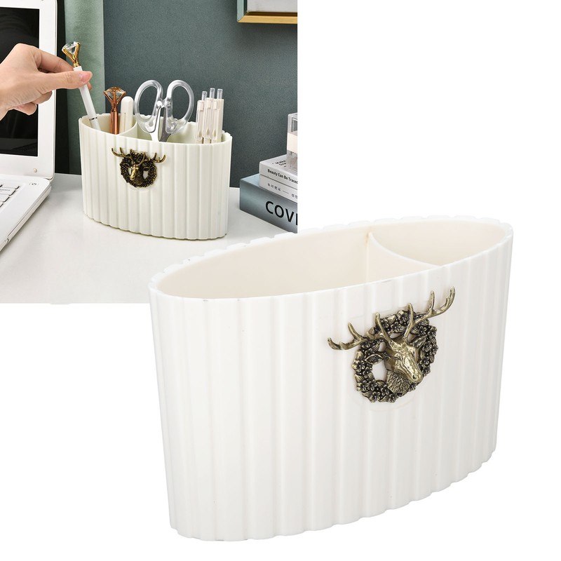 Makeup Brush Storage Box Large Capacity Orderly Storage Plastic Desktop