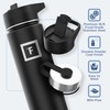 IRON °FLASK Camping & Hiking Hydration Flask with 3 Lids