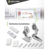 DEKAROX Hettich Door Hinge Set Top and Bottom for Whirlpool