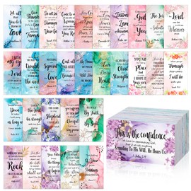 Estune 230 Pcs Bible Verse Cards with Full Scripture Bulk Mini Prayer Cards Women Men with Assorted Motivational Inspirational Gospels Quote Bulk for Friend Religious Christian Gift(Bright Style)