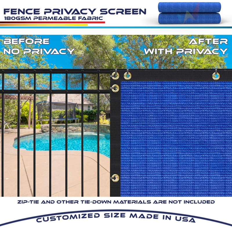 Windscreen4less Fence Privacy Screen 3' x 1' Heavy Duty Windscreen