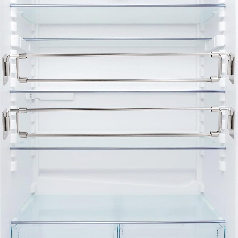 4 Pack Adjustable Stainless Steel RV Refrigerator Tension Rods, Extendable