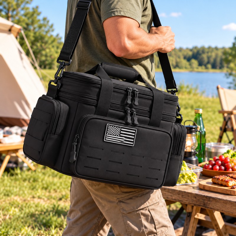 18L Insulated Cooler Bag for Camping and Picnics – Expandable