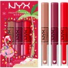 Labial Shine Loud Trío Holidays Nyx – 3 tonos (rojo,