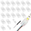 EPLZON 3-Pin 10 mm LED Strip Connector LED Solderless Strip