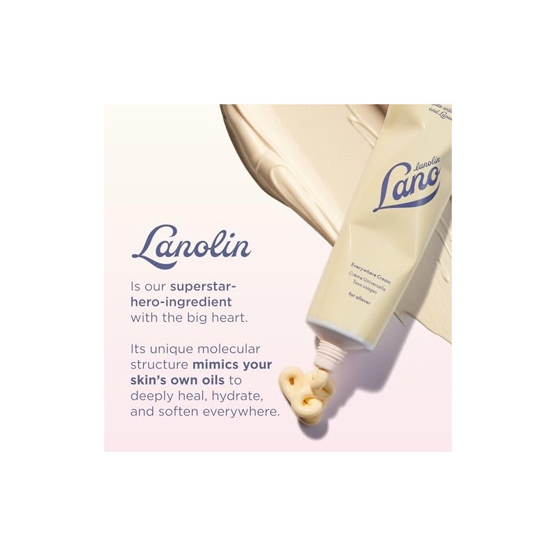 Lanolips Allover Everywhere Multi-Cream - Loción corporal ultra hidratante para