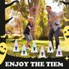 24 PcsHalloween Ring Toss Game Outdoor Carnival Party Games Include