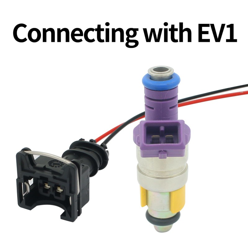 Gautory - Conector inyector de combustible con arnés de cables
