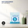 10pk Rinse Free Bath Sponges, 20x20cm Bath Wipes for Travel,