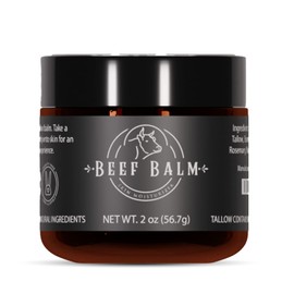 NOVIIML low Balm - Beef Tallow For Skin Care, Tallow Moisturizer, Face Cream, Lotion & Cream (Vanilla, Grass-Fed Tallow)