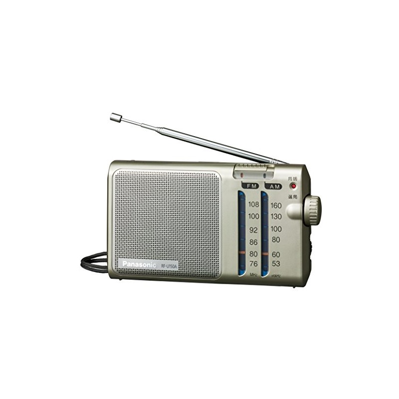 Panasonic FM/AM 2バンドラジオ シルバー RF-U150A-S