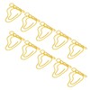 100pcs Paper Clip Foot Shape Cute Anti Slip Portable Paperclip