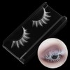 Beautiful White False Eyelashes Long Cross Eyelash Extensions False Eyelashes