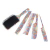 5pcs Paddle Hair Brush Set Easy Detangling Brush Tail Comb