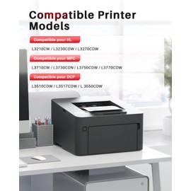 Halloya Compatible with Brother TN-243CMYK Toner Brother MFC L3750CDW Brother MFC-L3750CDW Toner Brother MFC-L3770CDW TN247 TN243 TN243CMYK DCP-L3550CDW HL-L3210CW HL-L3230CDW MFC-L3730CW (5-pack)