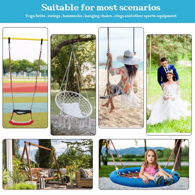 Swing Attachment, Pack of 4 Hammock Attachment Hanging Chair Attachment