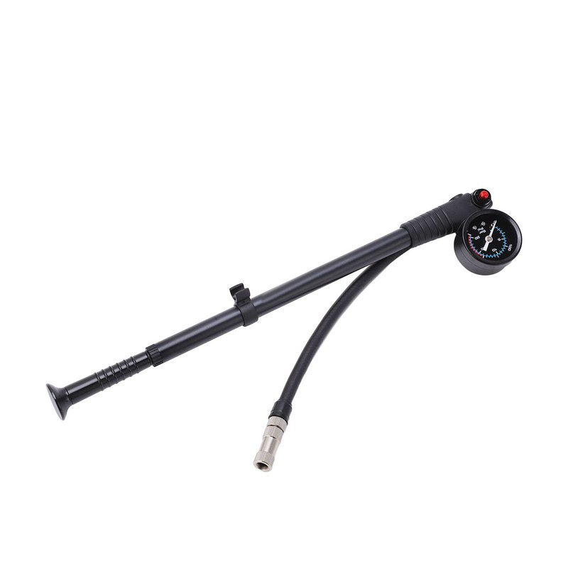 Shock Pump 300PSI Visual Pressure Dial 360° Rotation Inflation Tube