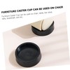 SEWACC 8pcs Non Slip Furniture Caster Cups Chair Leg Caps