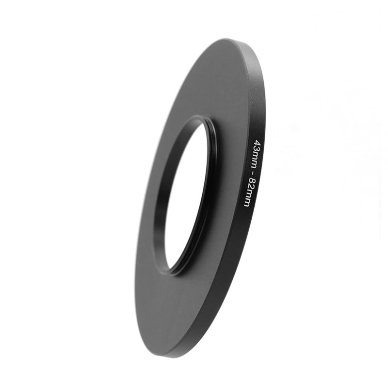 Toileum 43-28/30.5/37/39/40.5/43/46/49/52/55/58/62/67/72/77/82mm Step-up Ring/Step-down Ring Filter Diameter Conversion Adapter Ring