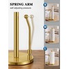 SMARTAKE Paper Towel Holder, Paper Towel Dispenser Standing Weighted Base