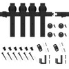 WINSOON 5FT Super Mini Sliding Barn Door Cabinet Hardware Kit