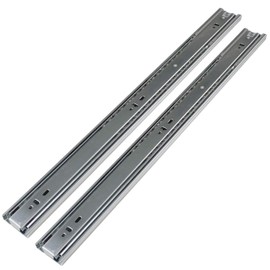 Gobrico Hardware 22-inch 100 lb. Hydraulic Soft Self Close Full Extension Ball Bearing Drawer Slides 3Folds 1Pair