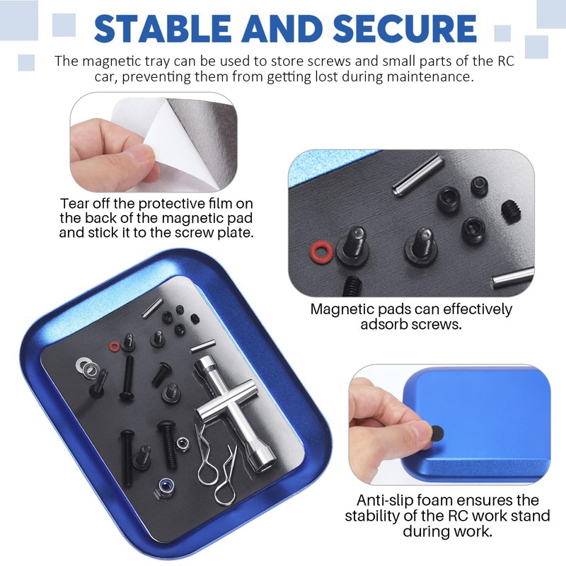 Glarks 502Pcs Universal RC Screw Kit Screws Assortment Hex Socket